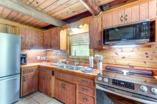 Furnished Deck and Lake Access Fairland Log Cabin - 4