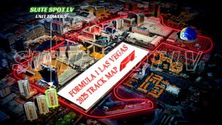 Eclipse Studio at MGM Signature Tower 3 BALCONY STRIP VIEW F1 TRACK VIEW - Las Vegas - 7