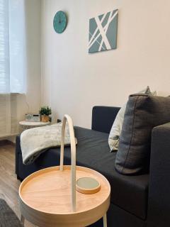 Belisima Apartments - Ferienwohnung Ruppertsberg - R03 - Reiterpfad - separater Schlafbereich mit Boxspringbetten - Waschmaschine - Parkplatz - Nähe Supermarkt - Bäcker - BHF - Ruppertsberg - 8