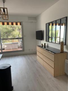 Bright studio in residence with swimming pool - 1