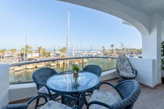 Holiday Rental apartment with Panoramic Terrace Views of Puerto Marina Island - 0
