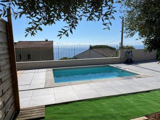 F2 REZ DE VILLA ENTRE MER ET MONTAGNE - San-Martino-di-Lota - 9
