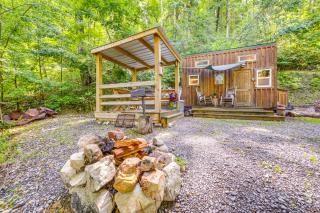 Tiny Home with Private Sauna in Woods of Newport! - Newport - 9