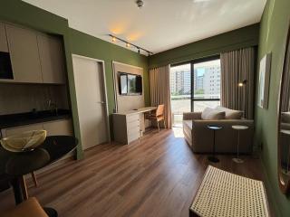 Apartamento redecorado em Moema com piscina The Tsue Palace - São Paulo - 0