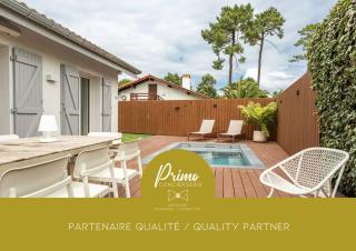 Villa Ravel à Capbreton, piscine et détente - 0