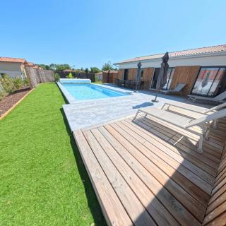 Villa Chrisaline, spacieuse et climatisée, 5 chambres, piscine privée - Moliets-et-Maa - 6