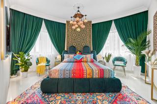 1BR Full Burj View 1 min to Dubai Mall Arabic Vibe - 0