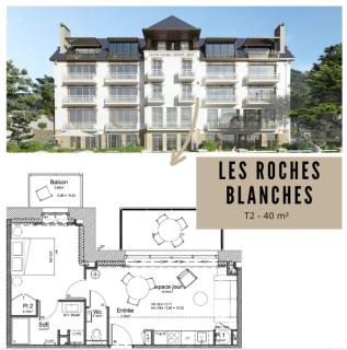 Les Roches Blanches T2 piscine et vue mer - Trébeurden - 8