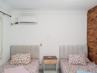 chalet1 ch21 with a wonderful view 2 bed rooms terrace and garden green beach - El Alamein - 9
