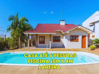 Casa com Piscina Gigante, Lareira e Churrasqueira - Campo Bom - 0