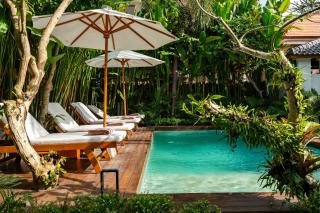 Hijau Villa by EVDEkimi - Charming 2BR escape with Pool, Outdoor Lounge, Lush Garden - Long stay extras - Ubud - 2