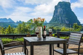 Yangshuo River Lodge Hotel - Airport or TS Free pick up over 3 nights - 9