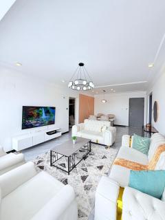 Smart elegant three bedroom apartment with swimming pool fully equipped gym children playground and great breathtaking views - 9