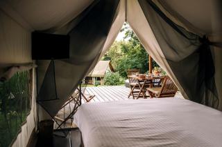 Glamorous Safari Tents for Romantic Couples' Getaway with Jacuzzi on Vineyard in Slovenia - Maribor - 7
