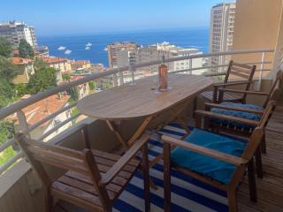 Amazing see view with big balcony near Grimaldi and direct lift to Monaco close to Casino and Larvotto Parking available u - Beausoleil - 4