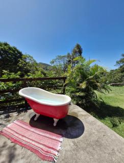 Casa Lúcia Ribeirão · Cabana rústica I Fogo de Chão | Acesso a cachoeira - 7