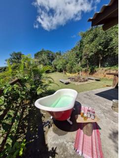 Casa Lúcia Ribeirão · Cabana rústica I Fogo de Chão | Acesso a cachoeira - Florianópolis - 3