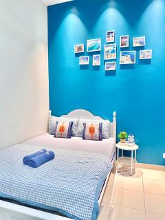 The Blue Memories Homestay with Mediterranean Style - Sungai Pelik - 5