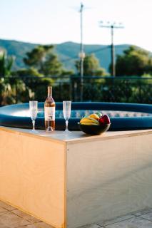 Villarose HotTub sunset view - Aigósthena - 1