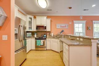 Steps to Ocean Luxe Kure Beach Home with Game Room - 3
