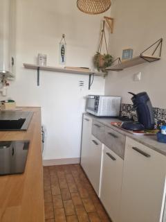 La Baronnie Studio cosy très bien équipé, 4 pers, proche plage, terrasse, climatisation et parking privé - 7