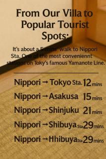 Ichinagi Private Family Villa Near Nippori with Easy Access to Narita and Asakusa - Tokio - 5