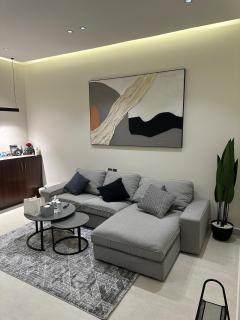 شقة مودرن بغرفة نوم وصالة - 0