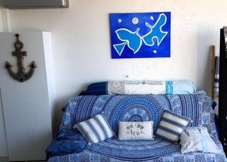 MOM' Blue Paradise F D Mer 3 étoilés 61 m2 CAP'Diem 3 clim - Idéal pour un Séjour de 15j ou plus ! Wifi, lit 160 - 4è Ascenseur, Parking, Piscine, Pétanque, Ping-pong - Pistes cyclables - Golf & Tennis à 10 mn - 1