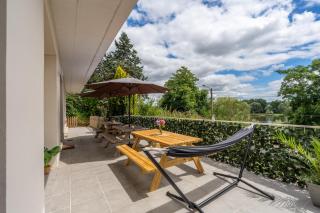 Appart 10personnes Terrasse vue Loire, Parkings Voitures Vélos,10min Centre Blois,40min Zoo Beauval - 6