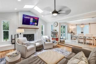 Beach House with Hot Tub & Fire Pit at Vilano Beach - 0