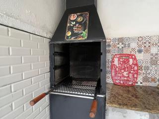 Casa de 2 Quartos à 5 min a Pé da Praia, com Churrasqueira e 3 Vagas de Garagem - Praia Grande - 7