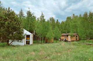 Yurt Birzs with Sauna at Kleja Camping - Eikaži - 3