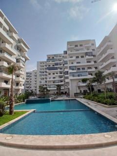 luxury studio vue Sur Piscine, mer et Park a Zenata City Eco - 2