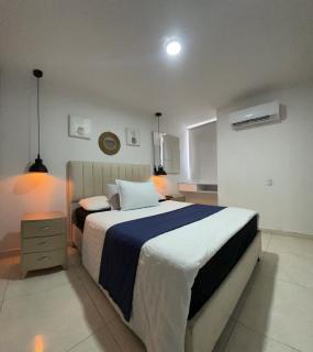 Apartamento exclusivo en el norte Barranquilla amoblado ,3 parqueadero privados ,3 habitaciones privadas con aire acondicionado recepción 24 horas piscinas gym vista al río - 4
