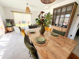 Les Rochers - Raffinement boisé & Plage à 5 min en voiture - Sérénité - 9