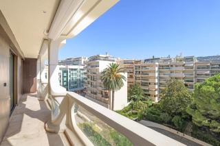 REF 1991 - Cannes Croisette - Sea view apartment for rent - 1