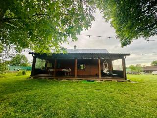 Poleskie zacisze, domek Bocian, kominek, balia,sauna,wifi - - 9