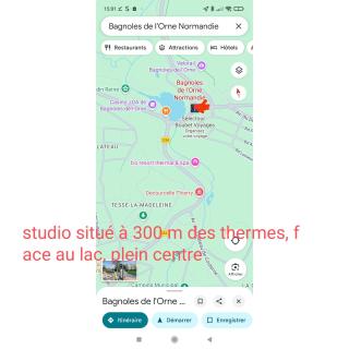 Studio plein centre face au lac, cave vélo - Bagnoles de l'Orne - 9