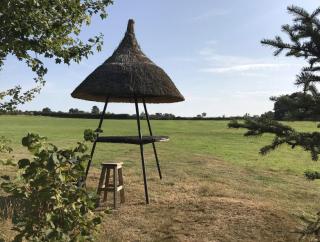 Handcrafted grain-store yurt in Somerset woodland - 1