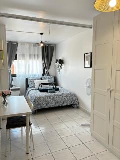 Studio cosy avec vidéoprojecteur, à 100m du métro - 8