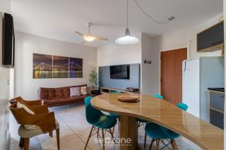 Apto com varanda e vista mar em Floripa | GVM133 - 6