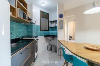 Apto com varanda e vista mar em Floripa | GVM133 - 2