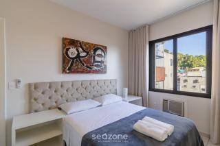 Apto com varanda e vista mar em Floripa | GVM133 - 1