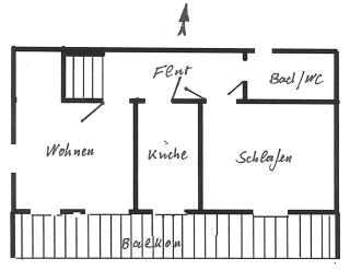 Ferienwohnung mit Balkon und Schleiblick - 5