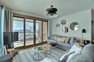 ARC 1600, LE RIDGE, Appartement 10 personnes Vue Montagne - ski aux pieds - Sauna, Hammam, Piscine - 5