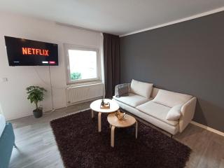 Apartment Zeisigwald - Balkon, Küche, WLAN, Big TV - 2