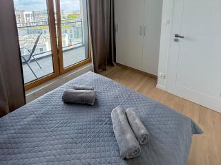 Modern Blue Apartment - Krakow - 1