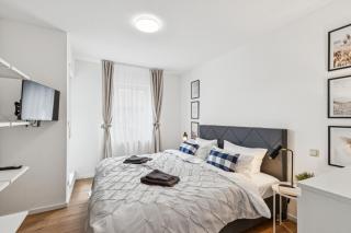 Comfort Apartment - Self-Check-in - 2 Schlafzimmer - bis 5 Pers - Zentrumnah - Parkplatz - WiFi - Balkon - Neunkirchen - 4