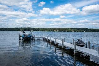 Lakefront Private Dock Pet Friendly Fire Pit - Delavan - 7