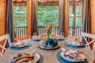 Cabin near Blue Ridge - Hot Tub Fire Pit Games - 5